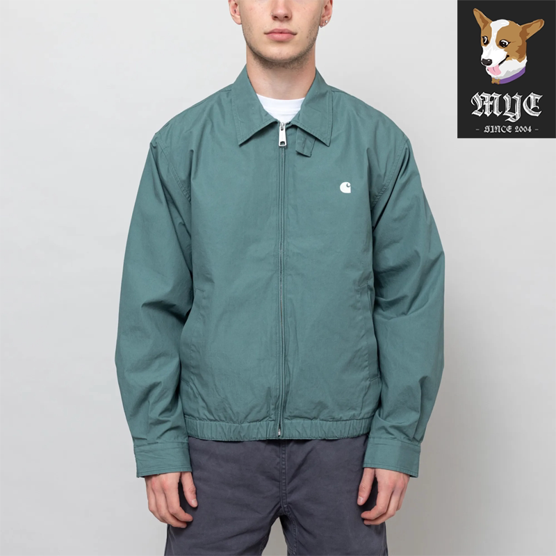 Carhartt Wip Duke Jacket Carhartt Embroidered Zipper Lapel Long-Sleeved Jacket Top