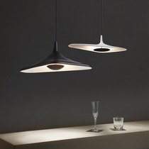 Chandelier Restaurant Designer in Italian Dining Room Led Art Tooling Business Hotel Modern Minima Black Lamp