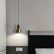 Headboard chandelier modern minimalist bedroom Nordic Restaurant Denmark Bench Long Line Light Extravagant Minimalist Designer master bedroom