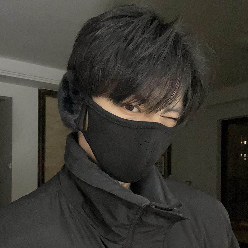 2024年新作冬用マスク、耳カバー一体型、暖かく、通気性があり、防寒、防風、サイクリング用耳カバー、トレンディ