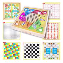 Go Flying chess Checkers Backgammon backgammon Colosseum chess Chess for primary school students Multi-functional games Puzzle wooden toys