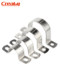 304 stainless steel thickened horse clamp pipe clamp pipe bracket pipe buckle throat hose water pipe clamp U-shaped tube Ohm clamp hoop
