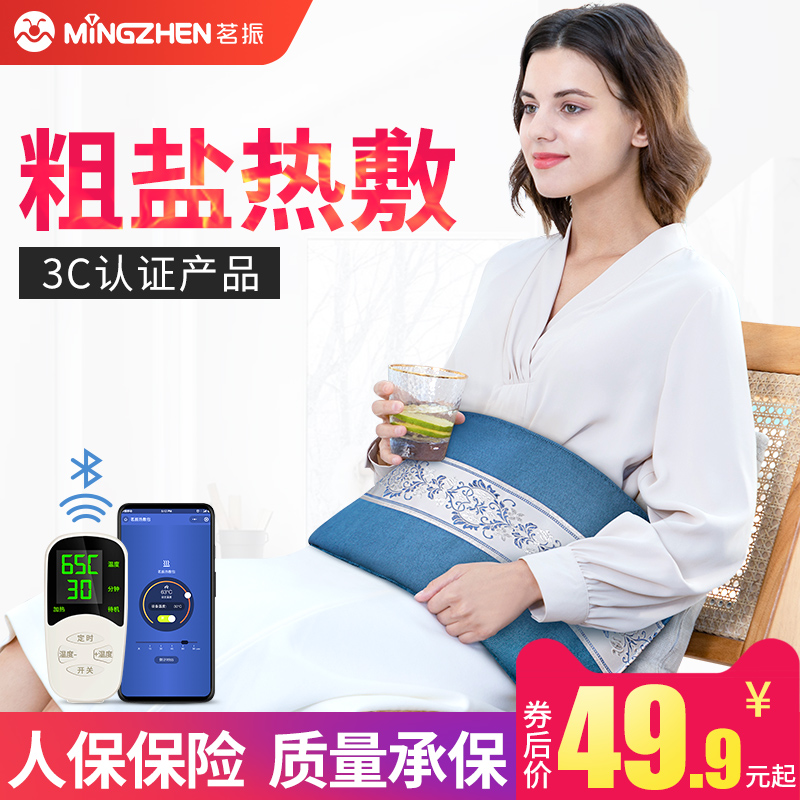 Mingzhen salt bag Sea Salt Coarse salt hot compress electric heating household waist shoulder and neck whole body Wormwood electric physiotherapy bag