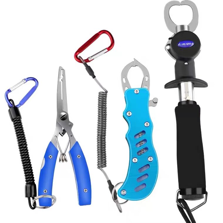 Lua clamp multi-functional fish controller package with ruler and long fish clamp clamp without hurting fish hook