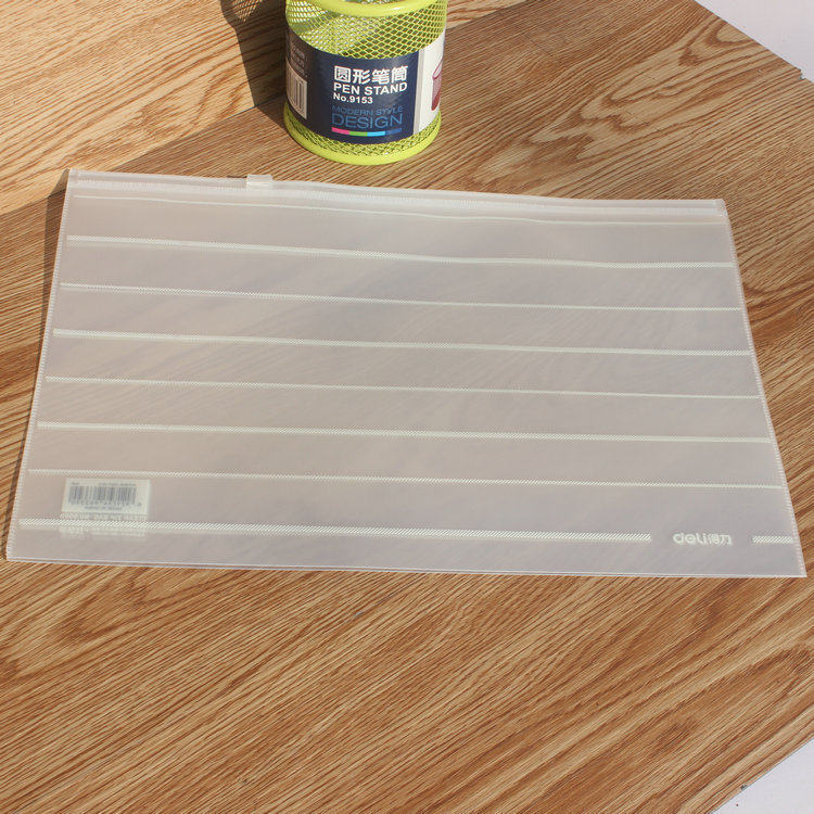 Able 5568 frosted file Laced Bag A4 File Bag Office Archive Bag Plastic Waterproof Kit Paper