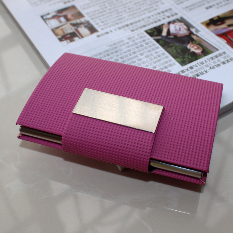 Fashion name Slice Clip Lady Name Film Box Female Creative Business Card Bag Women Free Lettering