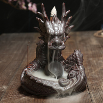 Back-Back Incense Stove Ceramic Home sandalwood Incense Smoke Furnace Downpour Torei Fragrant Road Tea Road Handicraft Creative Pendulum