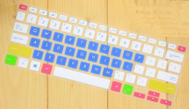 ASUS ASUS bàn phím máy tính xách tay màng bảo vệ một bụi đậu bìa máy tính Adol 13,3-inch bảo hiểm đầy đủ của 13 bộ phím chống thấm nước trường hợp máy tính xách tay lá vết sưng pad của silica gel màu Gradient - Phụ kiện máy tính xách tay decal máy tính