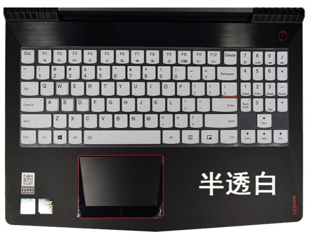 rescuer Associate Y7000P 15,6-inch phím máy tính bàn phím máy tính xách tay màng i5-8300H Trường hợp vỏ chống thấm nước bất thường silica gel pad với các phím màu in Foil Foil - Phụ kiện máy tính xách tay miếng dán chống chói màn hình máy tính