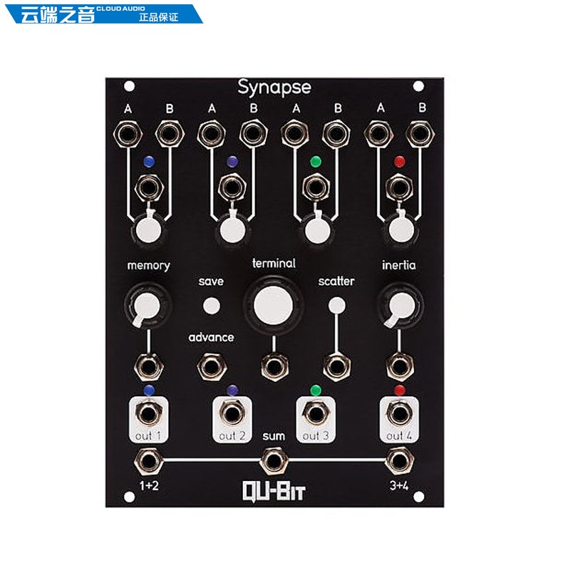 The Qu-Bit Electronix Synapse Crossover Attenuation Synthesizer module