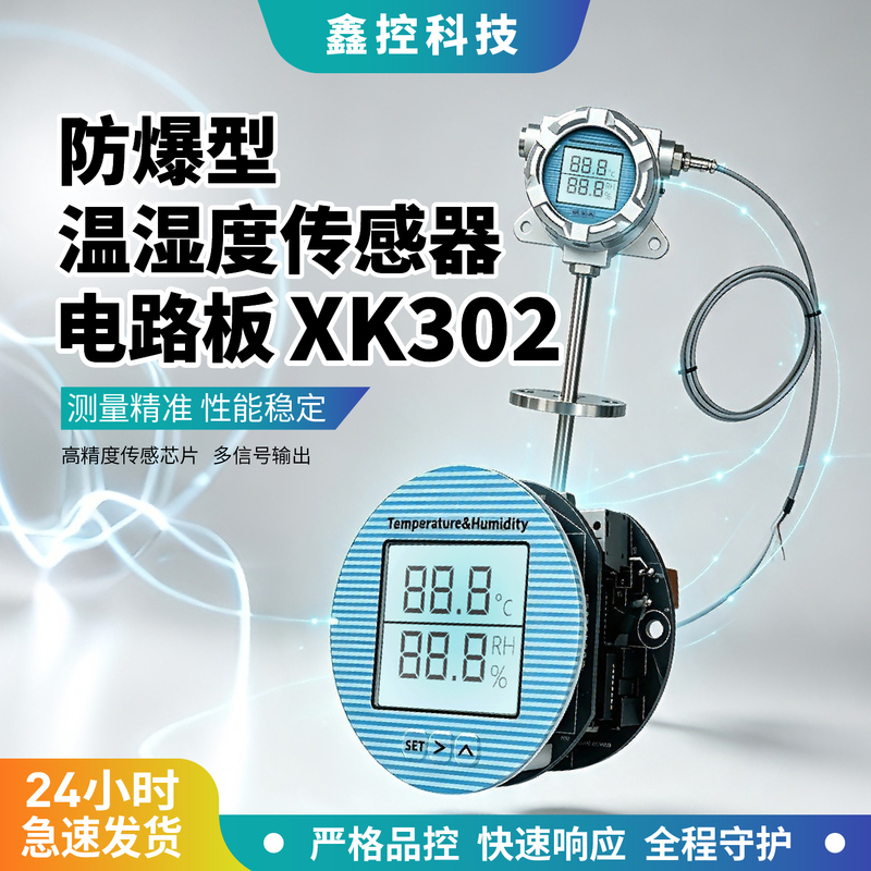 Xk302 Explosion-Proof Temperature and Humidity Pipeline Insertion Type Transmitter Thermometer for Measuring Environment/Pipeline Xk302 Explosion-Proof Temperature and Humidity Pipeline Insertion Type Transmitter Thermometer for Measuring Environment/Pipeline