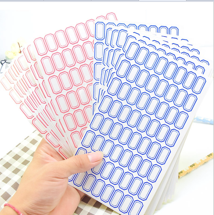 Handwritten adhesive label paper patch opening of paper list price sticker price tag self-adhesive sticker sample classification ID sticker