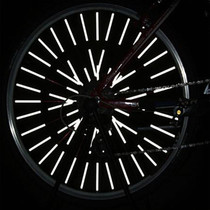 Mountain bike spokes reflective strip Bicycle fluorescent spokes stick dead fly night hot Wheels stick steel wire luminous strip
