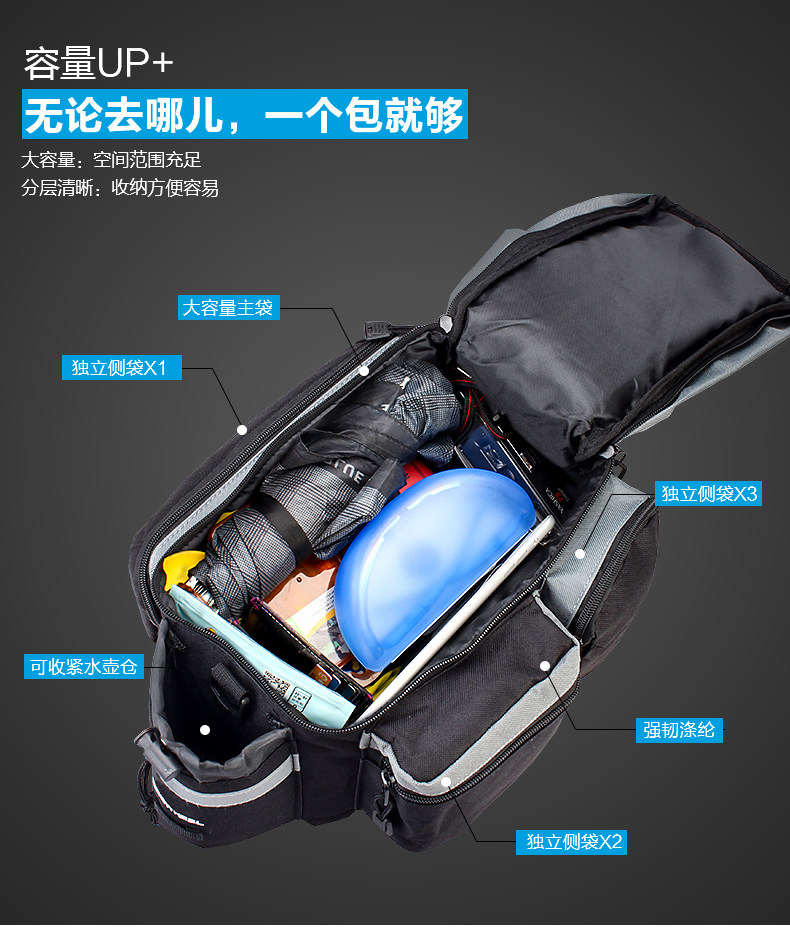 Sacoche pour vélo mixte ROSWHEEL - Ref 2216918 Image 38