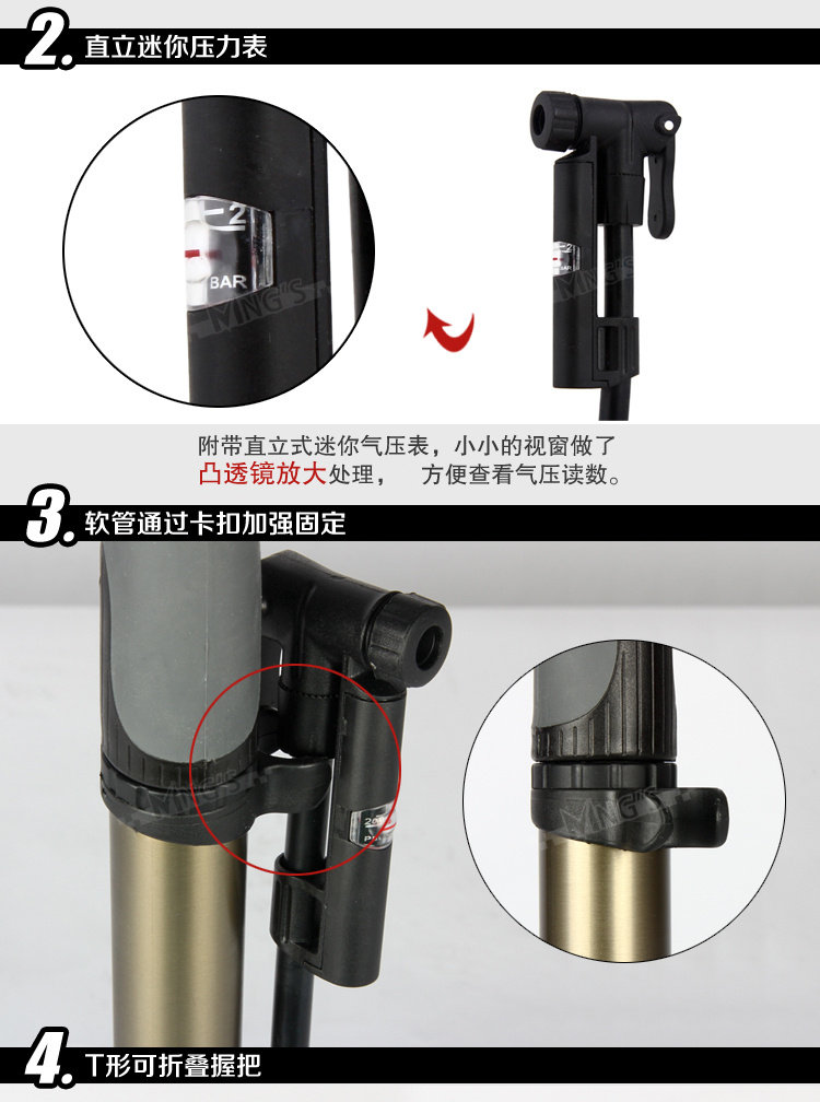 Pompe à vélo BETO - Ref 2387633 Image 12