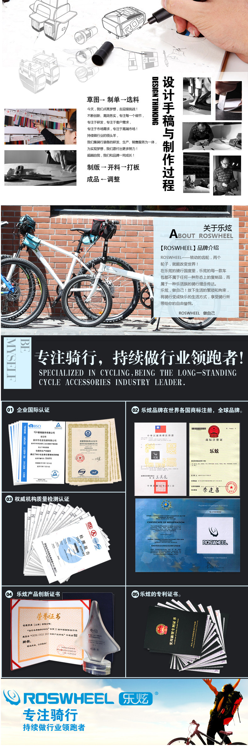 Sacoche pour vélo mixte ROSWHEEL - Ref 2216918 Image 49