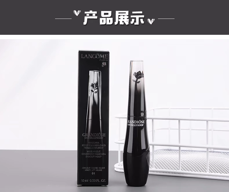 Lancôme Lancome cổ thiên nga mascara góc rộng lupin lông mi dày cong cong không thấm nước và không nở - Kem Mascara / Revitalash