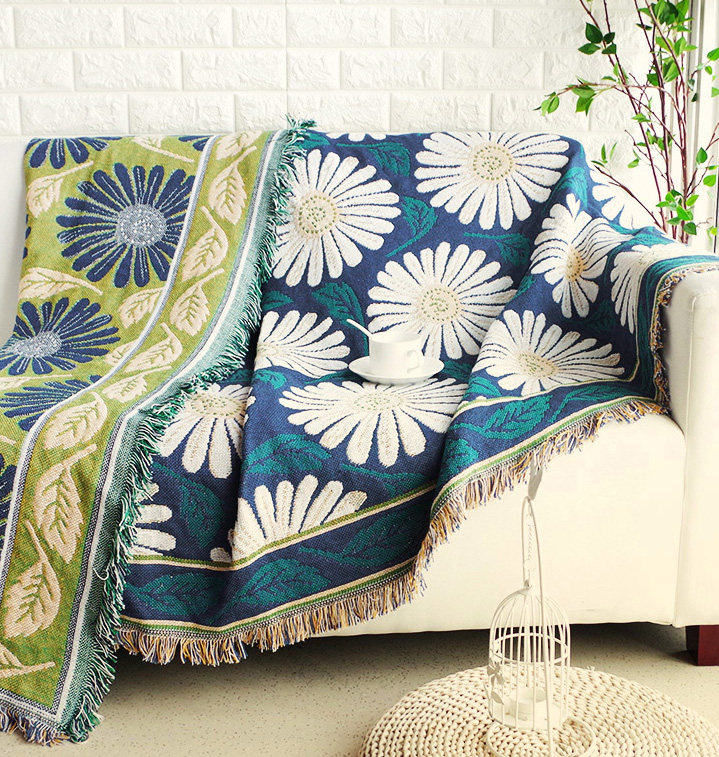 American Sofa Blanket Outlet Full Cover Daisy Sofa Towel Wire Blanket Cloth Art Thickened Dust Mat Sofa Cover