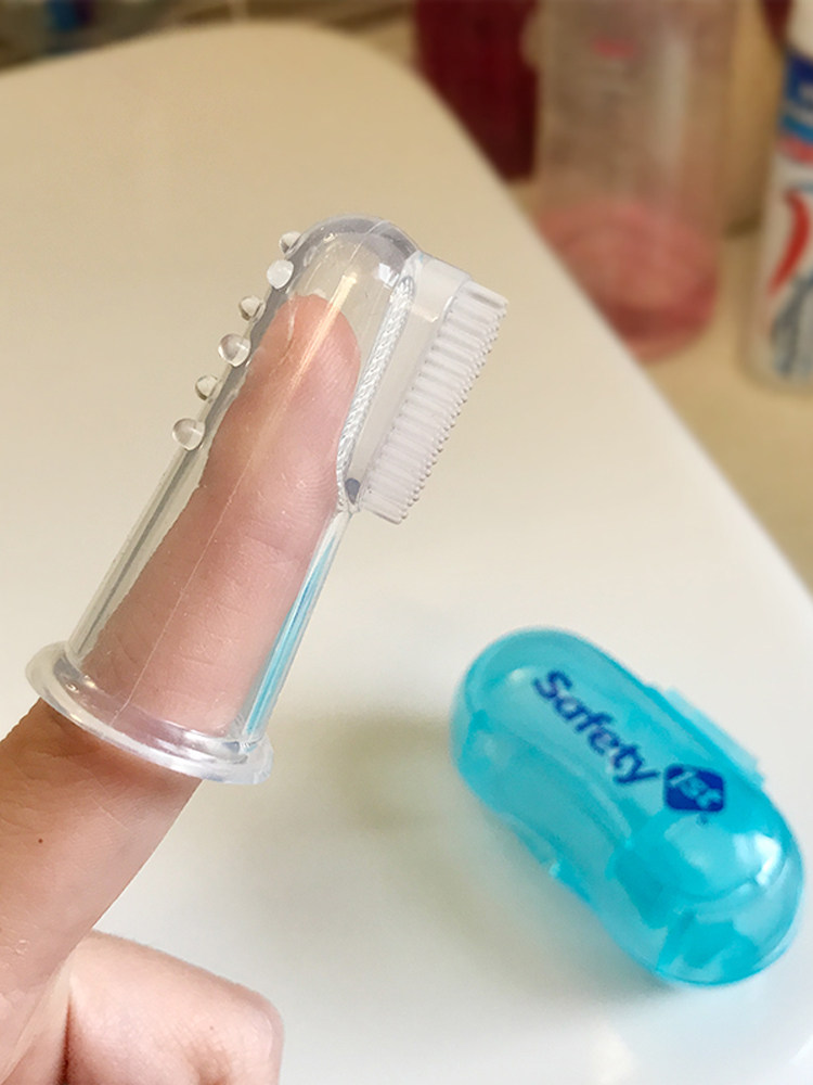 Baby BrushIng Braces Finger Tips Toothbrush Baby Brush 0-1-2-3 Years Old Infant Oral Tongue Clean Baby Teeth