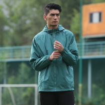 Sport Wind Clothing Breathable Windproof Waterproof Speed Dry Assault Machine Clothing Running Fitness Jacket Football Training Weatherproof Clique