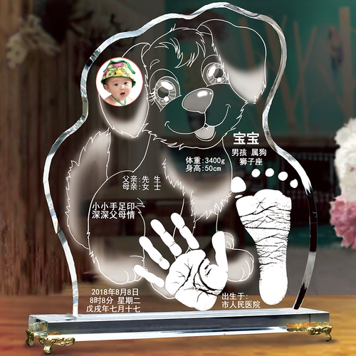 Детские индивидуальные отпечатки рук и ног для новорожденных, сувенир для младенца ручной работы