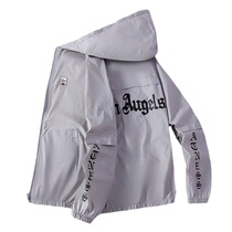 2022 Summer New Ice Silk Breathable Sunscreen Mens Fashion Printed Skin Clothes Outdoor Fishing Sunscreen Men