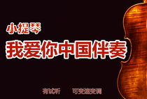 Violin I love your Chinese accompaniment (audition variable speed change)