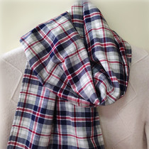 Pure Cotton Yarn Scarf woman 100 lap Grape neck Neck Scarf lovers Spring and autumn collared fabric full cotton scarf pure cotton rectangular towels