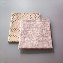 Pure Cotton Bilayer Handkerchief Leaf Printed sweat towels Stars Full Cotton Sweat handscarves Original handmade handkerchief