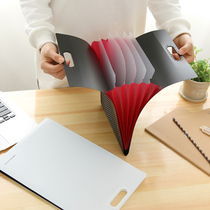 New product national reputation KOKUYO stationery light color cookie A4 6p folder storage bag hipster vertical organ bag