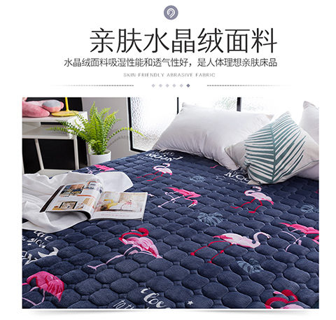 0.9m giường đơn ký túc xá nệm nệm mỏng giường ghế là một phần nệm mỏng 1,2 Mifa Lai nhung pad 1.5 - Nệm nệm gấp giá rẻ