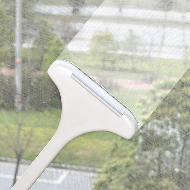 Brush-free cleaner for Japanese brushed yarn blinds Double face wiping Home window screen Brushed gauze Long handle cleaning cleaning brush