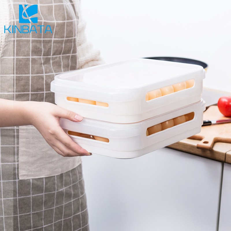 Japan Home Chicken Eggs Containing box Transparent Refrigerator Refreshing Egg multipurpose Breathable 24 G Plastic Egg Rack