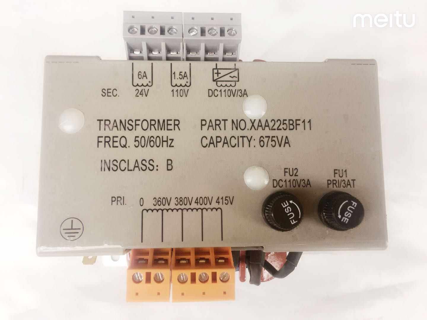 Xizi Otis Elevator Control Transformer 380 Variable DC 110 AC 110 @ 24 XAA225BF11