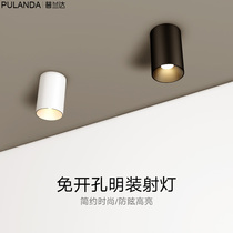 Shing Downlight led cylindrical ceiling lamp living room aisle porch corridor lamp background washing wall ceiling lighting