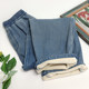 Free Shipping Autumn and Winter Thickened and Fleece-Lined Fashionable Soft Casual Winter Silk Jeans 087