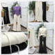 Free Shipping, Self-Retained for Autumn and Winter, Fleece-Lined and Thickened, Cloud-Like Feel, Slightly Flared Pants 3625