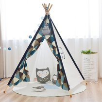 Spire Top Geometry Children Tent Indoor Play House Reading Corner Removable Washable Portable Indian Tent Photo Props