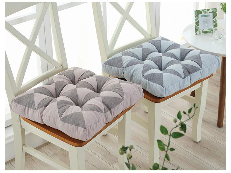 Rèm biết màu trơn Đệm Tatami Trượt Ghế Mat Ghế ăn Mat Đệm Văn phòng Mat Sinh viên Phân Pad - Ghế đệm / đệm Sofa thảm trải bàn ghế gỗ