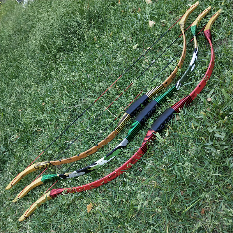 Children's Traditional Anti-Trarch Outdoor Shooting Archery Toys Video Props Entertainment Wood-bowed Arrow