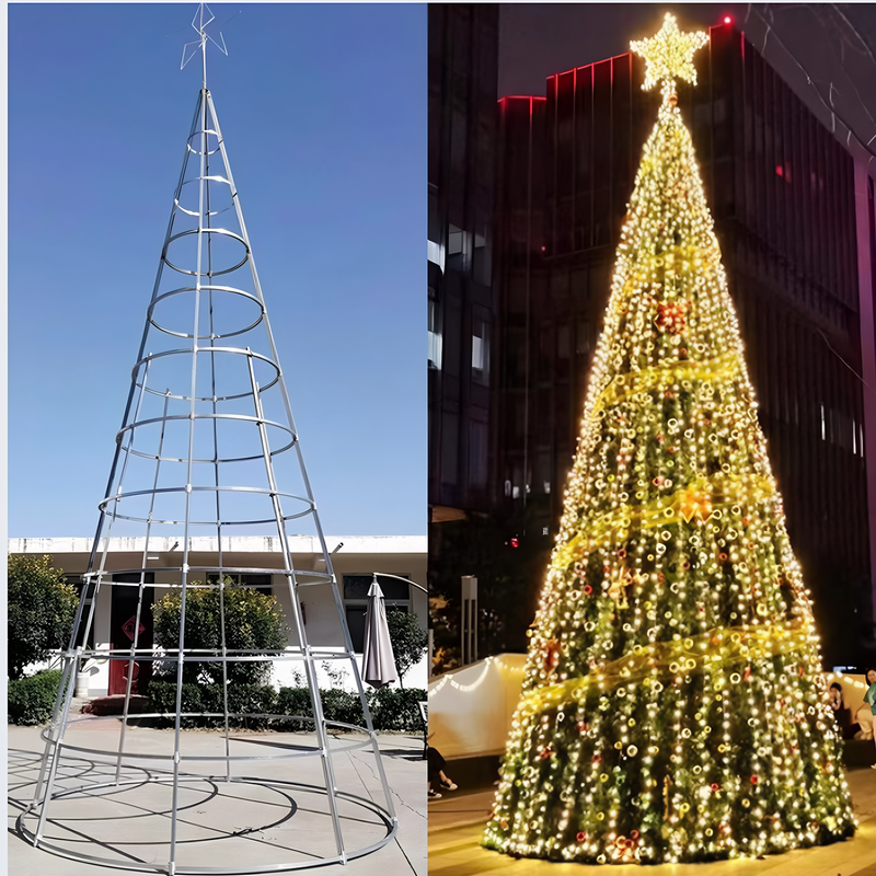Large Frame Christmas Tree 3/4/5/6/8/10/12/ 15m Outdoor Lighted Tree Package for Mall Decoration and Arrangement Large Frame Christmas Tree 3/4/5/6/8/10/12/ 15m Outdoor Lighted Tree Package for Mall Decoration and Arrangement