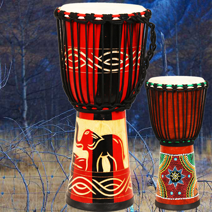 African Drum Children Beginners Mark 6 Inch 8 Inch 10 Inch Hand Drum Nursery School Student Adult Yunnan Lijiang Hand Beat Drum