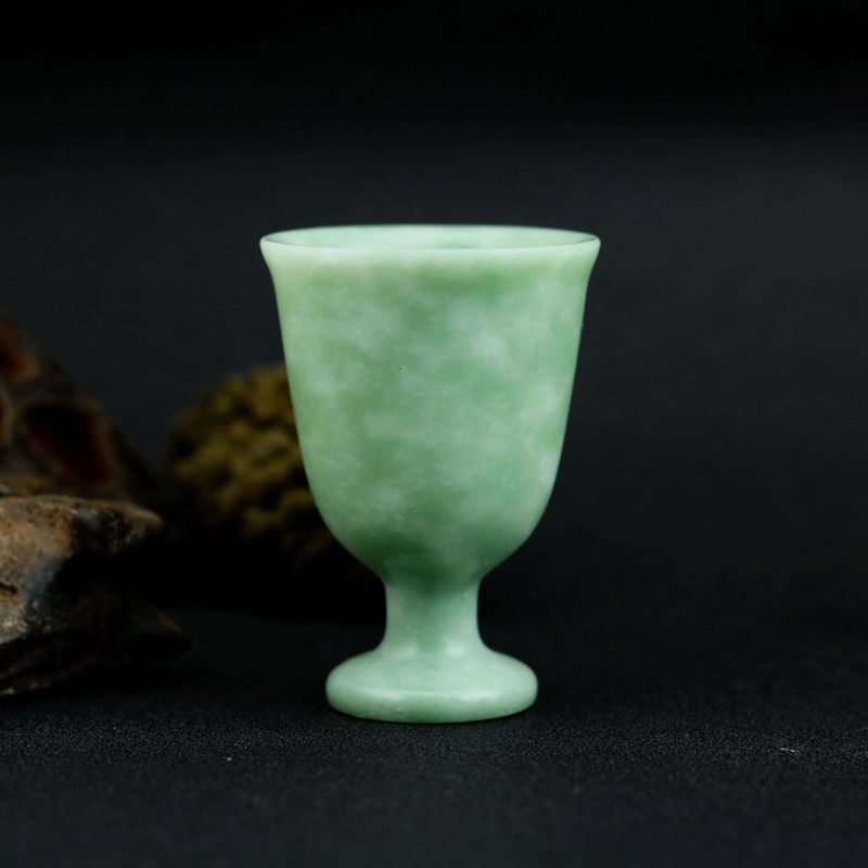 Natural Guizhou Jade Golden Cup Jade Cup Jade Cup Jade Cup Chinese style vintage wind