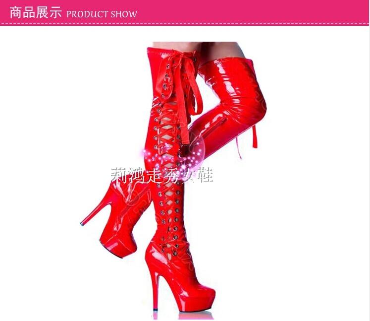 Ghét Tiangao 2017 mới sexy da sáng khởi động 15 CM siêu tốt cao gót câu lạc bộ đêm cực khiêu vũ khởi động