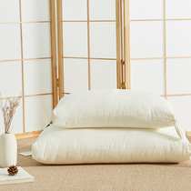 Class A raw cotton pillow core cotton velvet neck pillow whole head breathable children adult infant ultra-fine pillow core