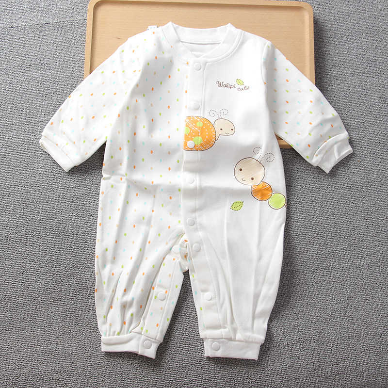 (special price clearance not to be rebued) thin Spring and autumn clothes baby Even body clothes newborn clothes baby khaclothes