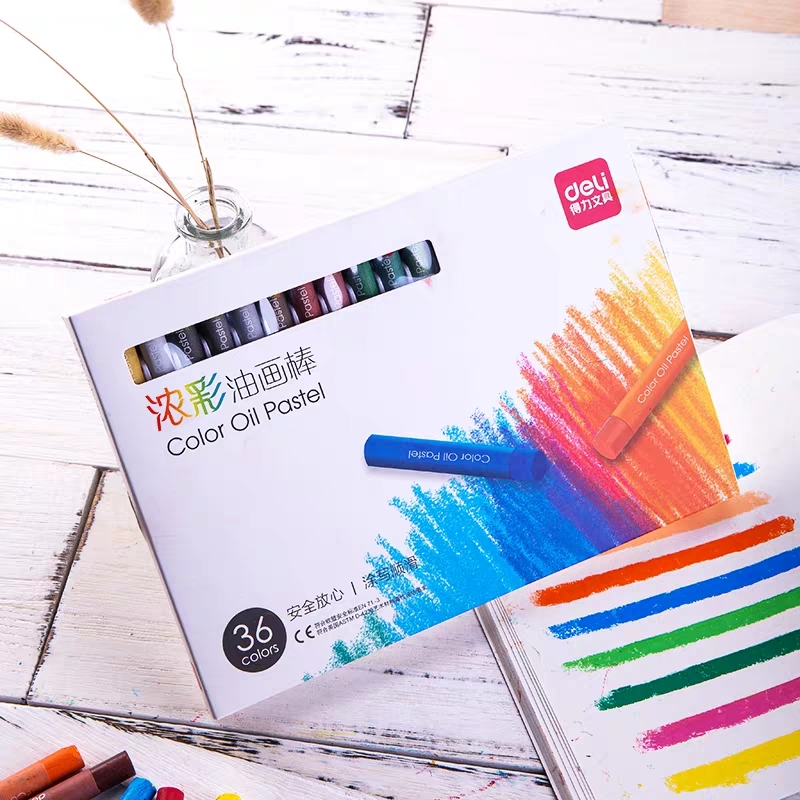 Powerful 36-color heavy-color oil painting stick crayon children's washable oil stick 24-color primary school students graffiti