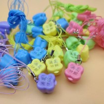 Small baby tooth box Custom lettering with rope plastic baby tooth collection box Oral dental clinic activity small gift