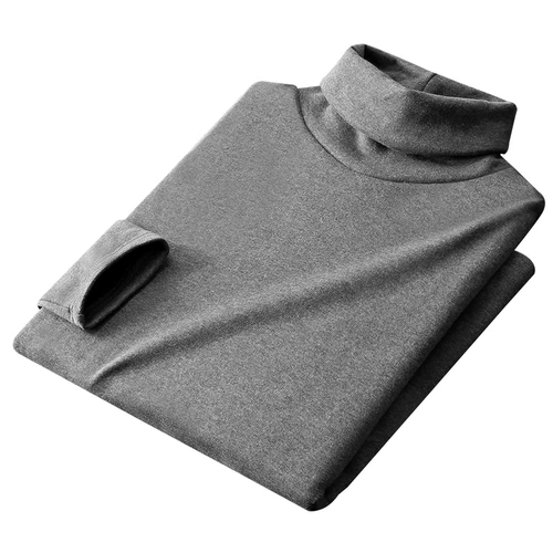 Приятная телу осенняя бархатная толстовка, демисезонный удерживающий тепло лонгслив, высокий воротник, осенний сезон