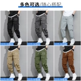 Мужские летние штаны, демисезонные повседневные брюки, оверсайз, свободный крой